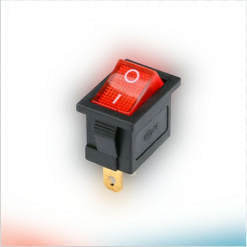 5 Chiếc Công Tắc Bập Bênh KCD1 250VAC-6A 3 Chân Có Đèn