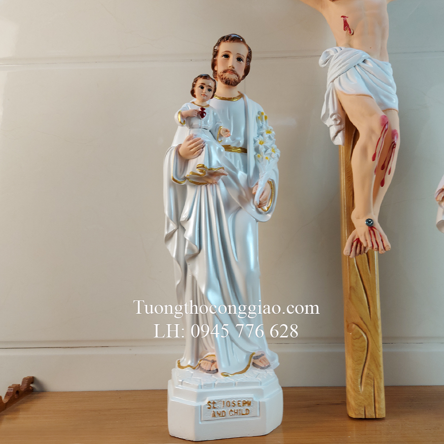 Bộ tượng bàn thờ Công Giáo 45cm