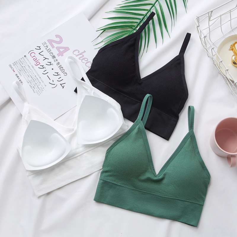 Áo bra cổ V nữ thoáng khí thời trang