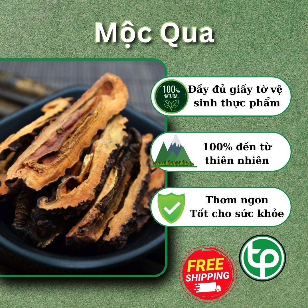 [Hàng mới về] Mộc qua khô 100g, Trà mộc qua - Thảo Dược Tấn Phát - Hàng sạch chuyên dùng để pha trà và sắc nước uống