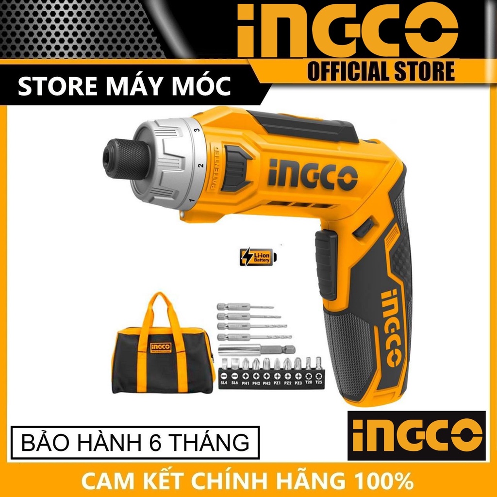 Máy siết vít dùng pin 8v ingco csdli0801 - hàng chính hãng