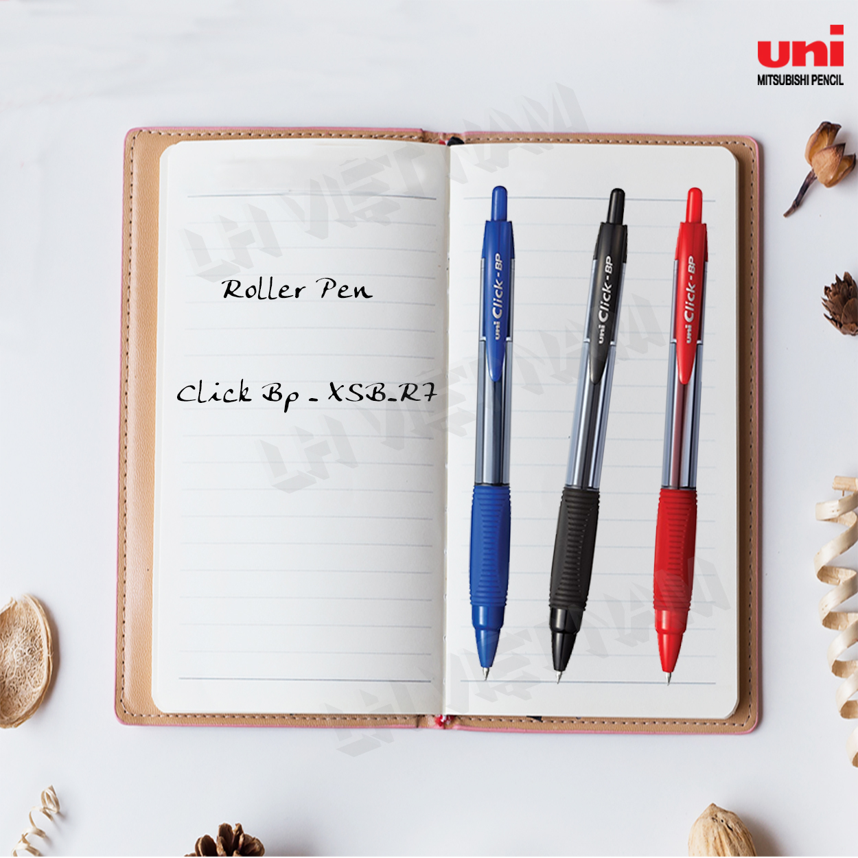 Handicraft xsb-r7 click BP (0.7mm) /uni-R7 click gel ballpoint pen slip (0.7mm)