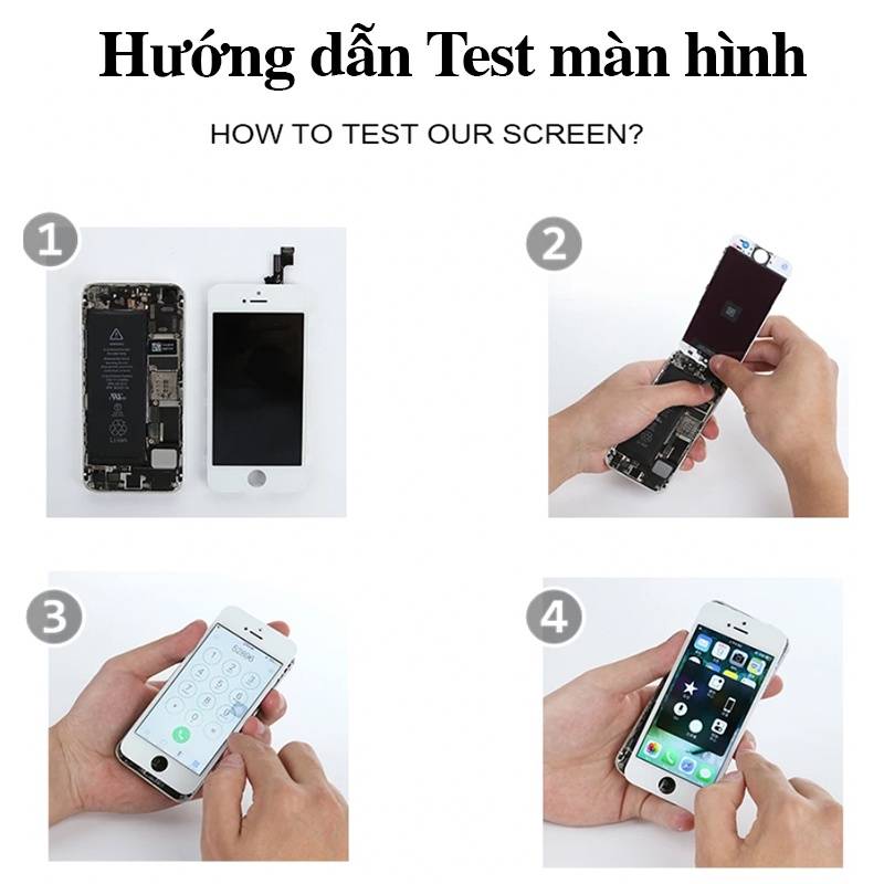 Bộ màn hình thay thế cho máy 8 Plus, 8Plus, 8 plus, 8plus, 8P, 8p ( Tặng bộ vít sửa 8 trong 1 )