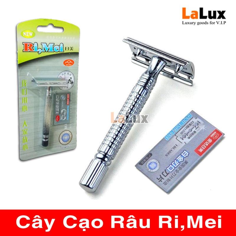 Dao Cạo Râu Cao Cấp INOX Sang Trọng Bền Bỉ - Tặng Kèm 1 Lưỡi Dao Siêu Bén RM:A2001