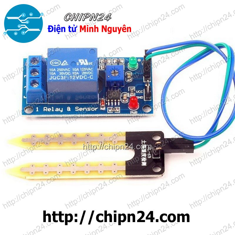 [1 cái] (E50) Module Cảm biến độ ẩm Đất Relay
