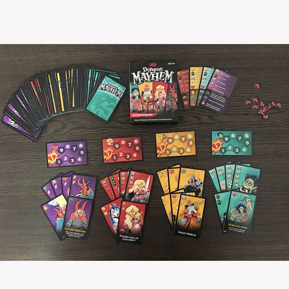 Bộ Thẻ Bài Board Game DnD Dungeon Mayhem Vui Nhộn