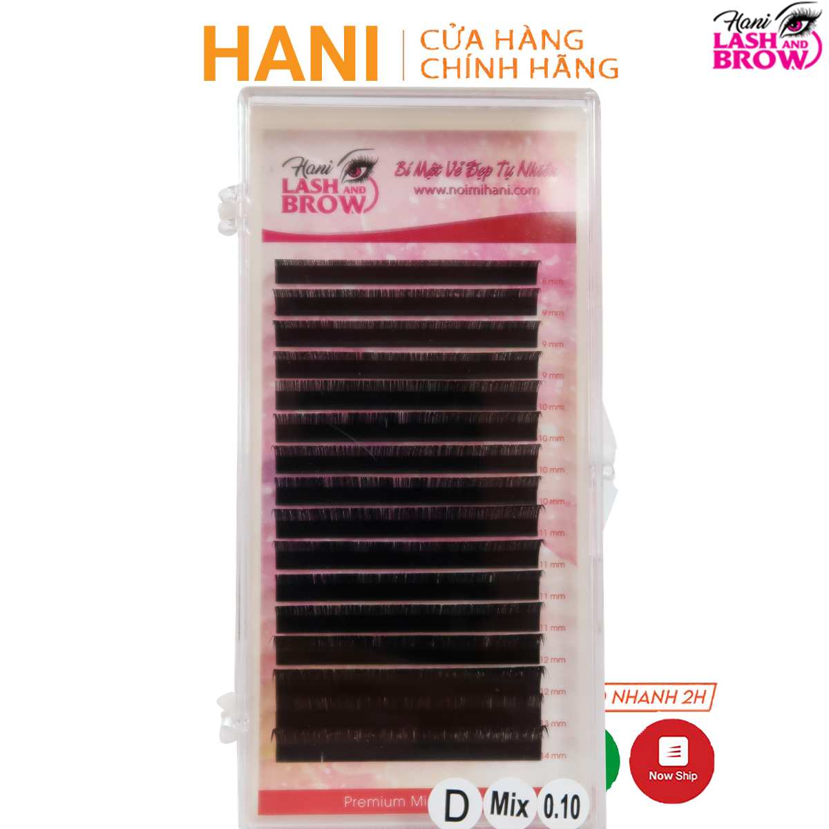Mi Khay Nối Classic Cong C D  - Lông Mi Khay Độ Cong Chuẩn - Bắt Keo Nhanh - Hani Beauty