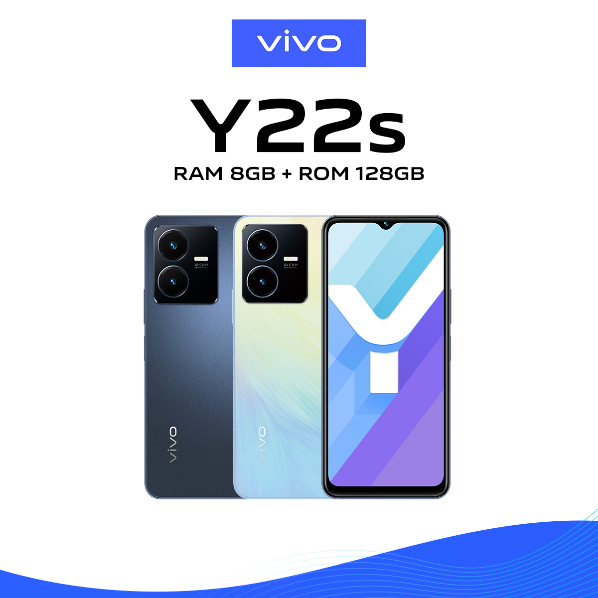 Điện thoại vivo Y22s (8GB - 128GB) - Hàng Chính Hãng