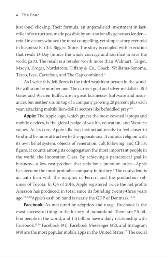 Sách Ngoại Văn - Fahasa - Four : The Hidden DNA of Amazon, Apple, Facebook, and Google