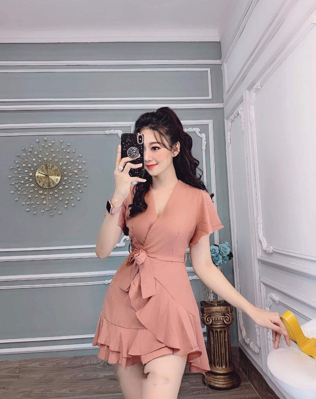 [HCM]Đầm  bèo 2 tầng thời trang nữ (Có big size)