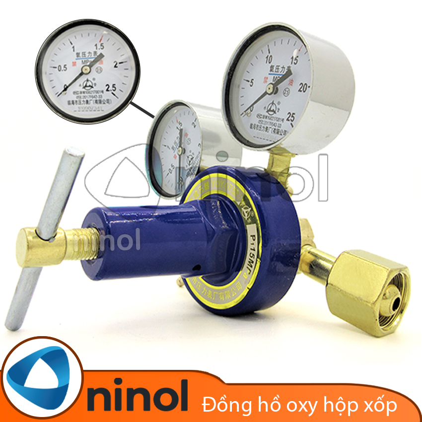 Đồng hồ oxy hộp xốp - đồng hồ gió hàn gió đá