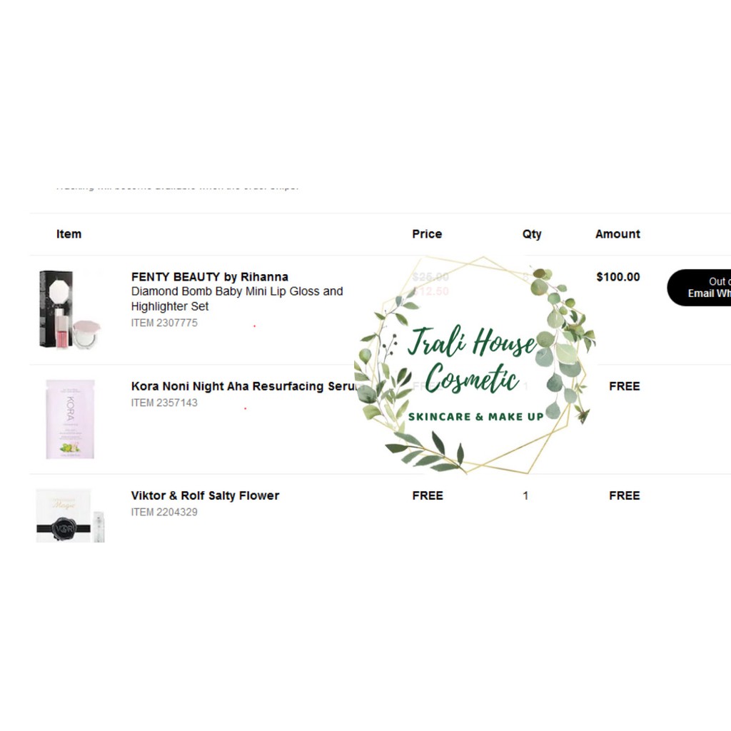 [HÀNG CHÍNH HÃNG-ĐỦ BILL] Set Highlight & Son Fenty Beauty