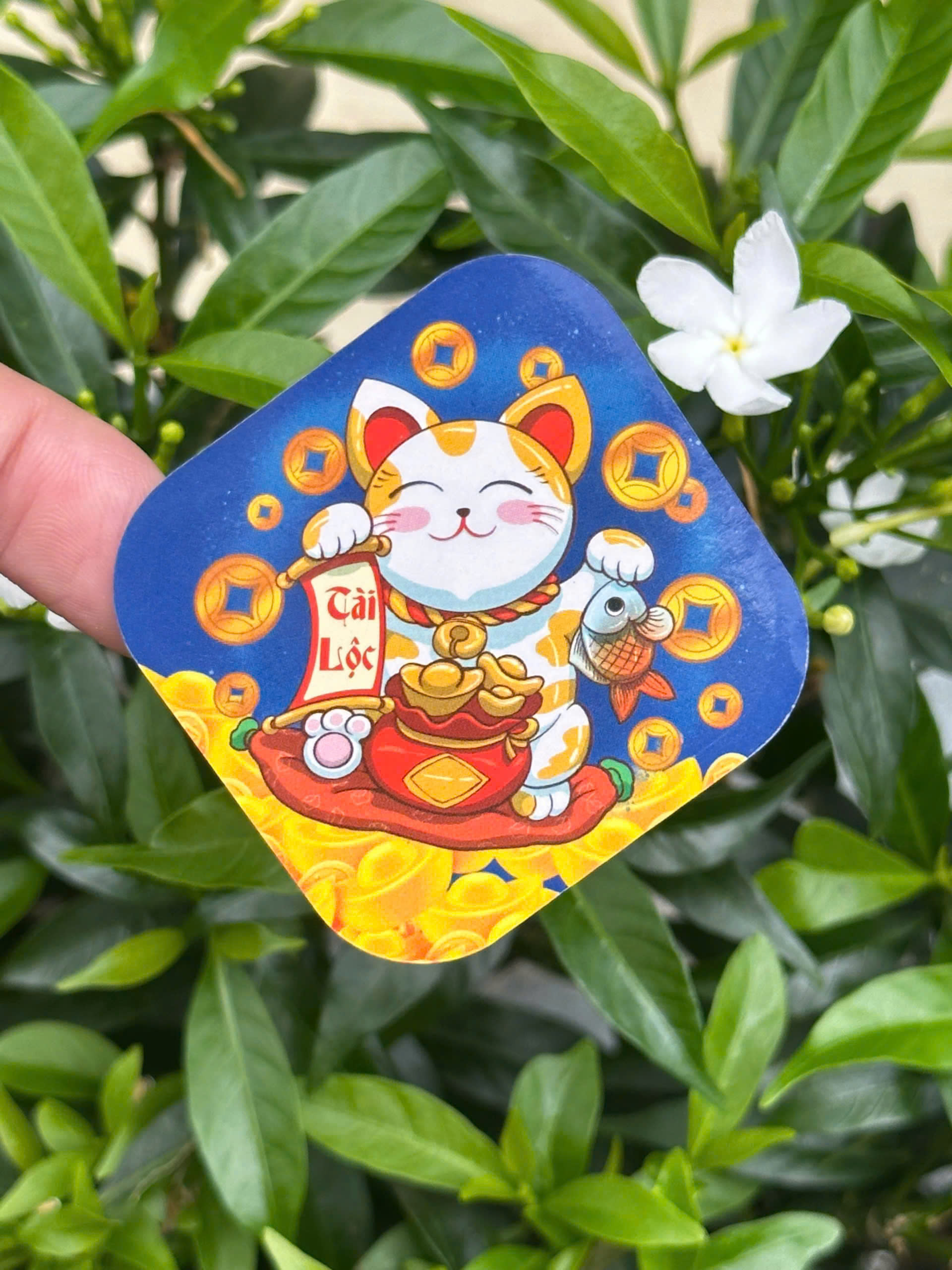 tem nhãn tết nhiều mẫu combo 30 con tem