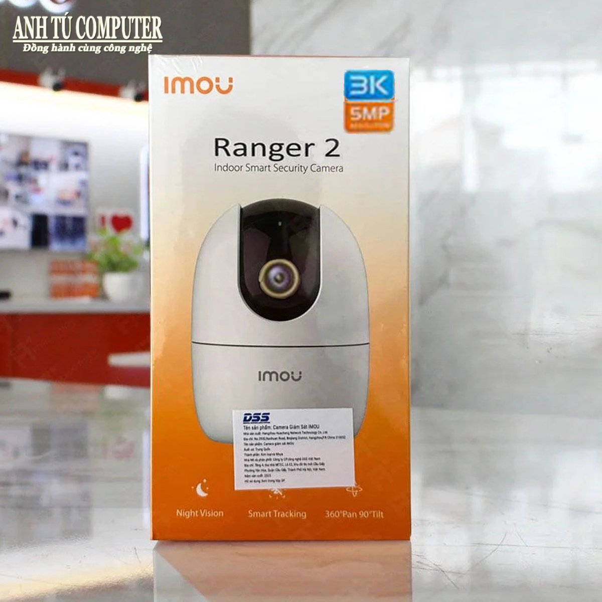 Camera WiFi quay quét Imou Ranger 2 5MP 3K A52P