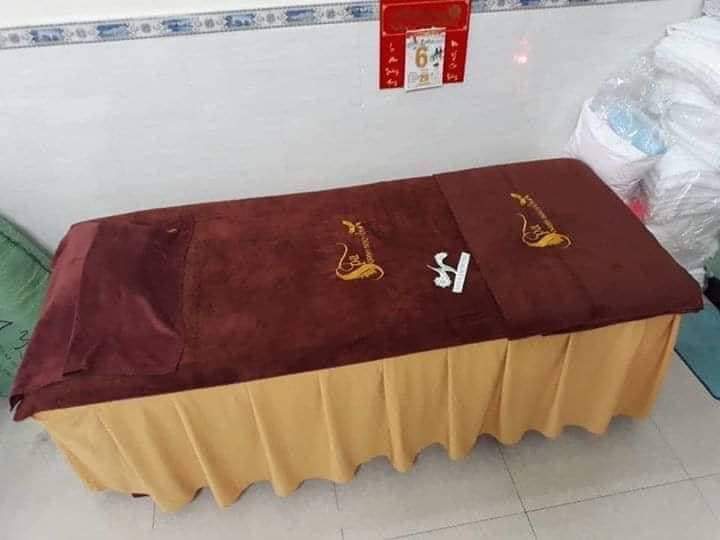 khăn trải giường spa kt 90x190