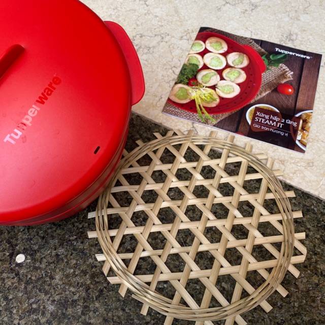 Lót tre đế tre chống cháy xửng hấp tupperware