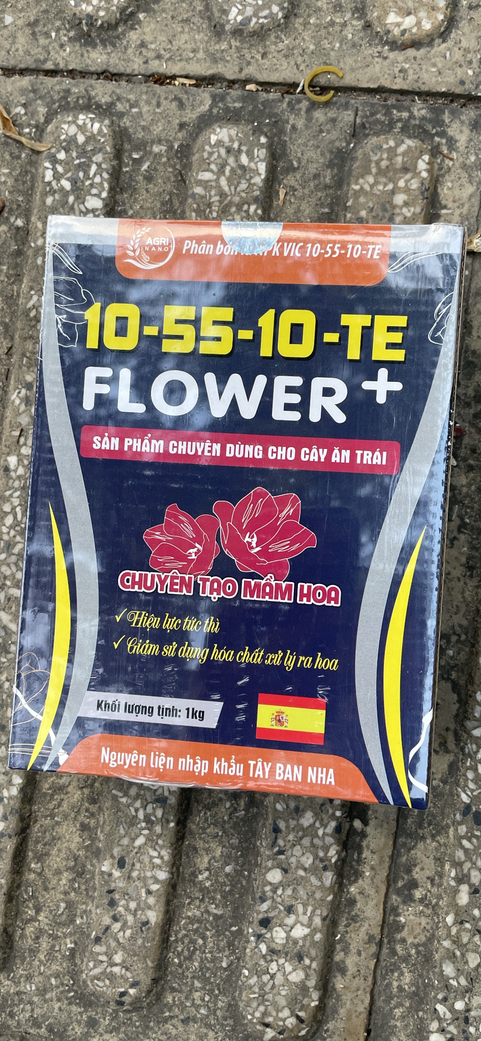 Chuyên tạo mầm hoa 10-55-10 te gói 1kg hàng châu âu