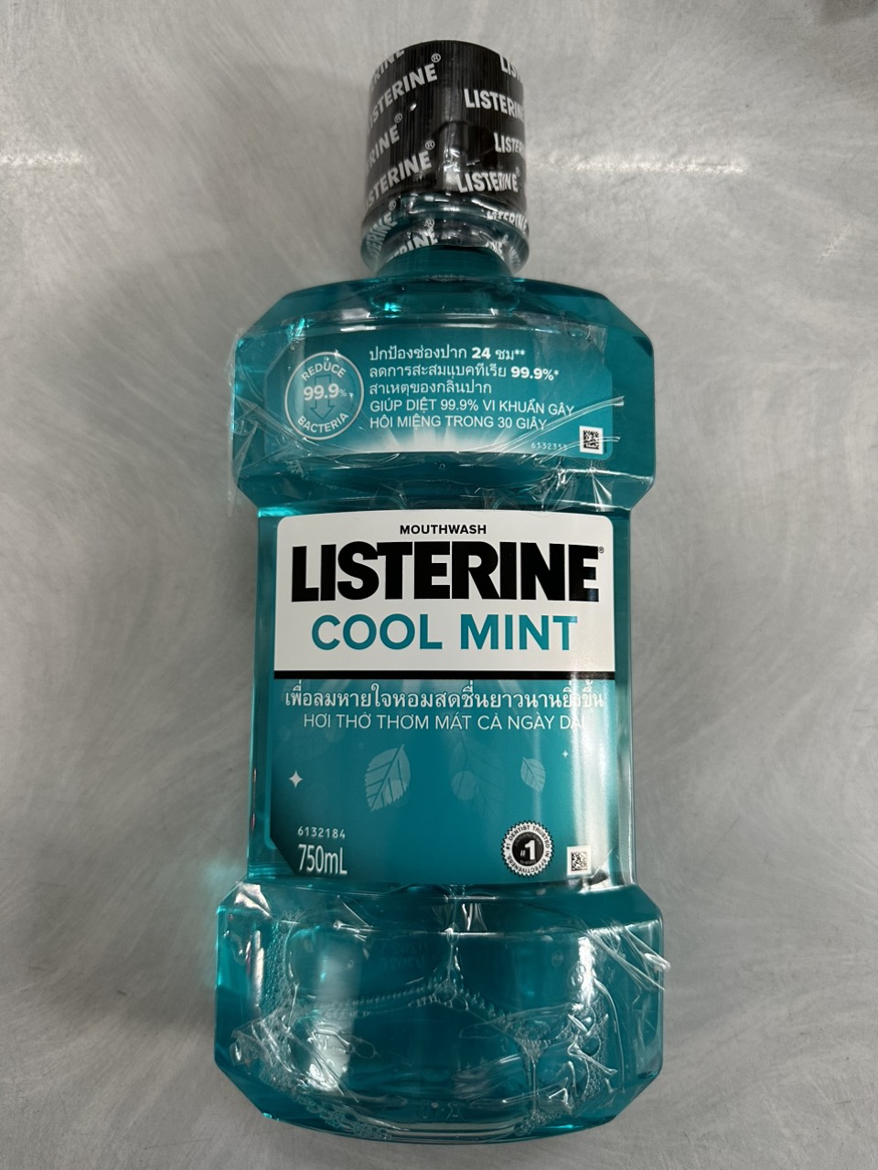 Nước Súc Miệng Bạc Hà Listerine 750ml (Hàng công ty sản xuẩt tại Thái)