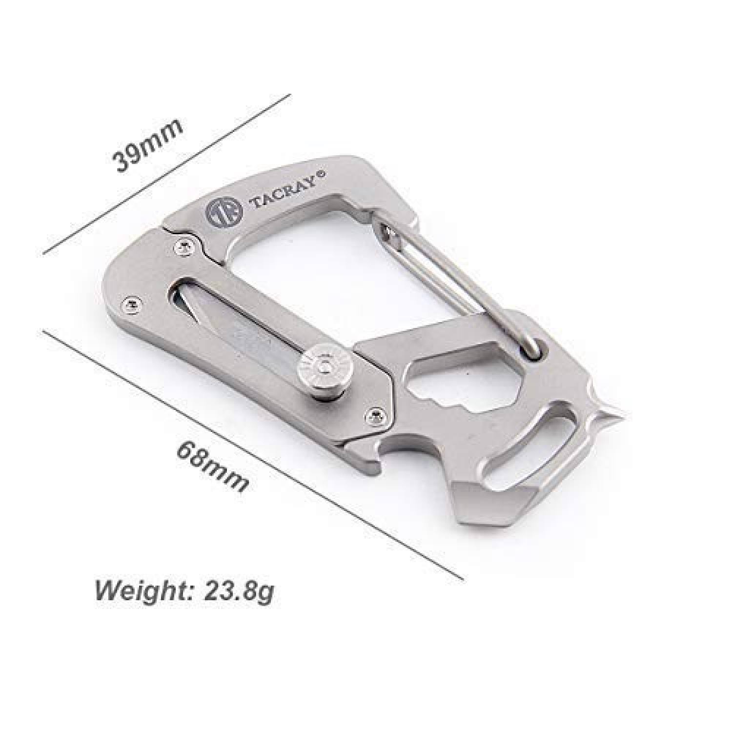TACRAY - MÓC KHÓA TITANIUM KÈM DAO RỌC GIẤY