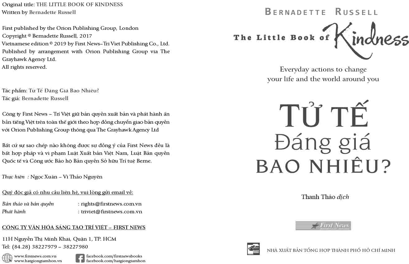 Sách First News - Tử Tế Đáng Giá Bao Nhiêu (Khổ Nhỏ)