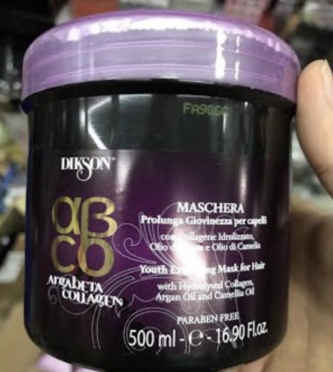Hấp dầu phục hồi tóc cao cấp Argabeta Collagen Dikson 500ml