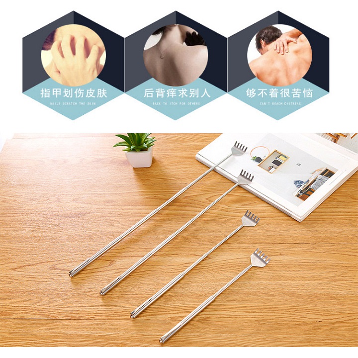 CÂY GÃI LƯNG BÀN TAY INOX CÓ THỂ KÉO DÀI VÀ THU GỌN. 000324