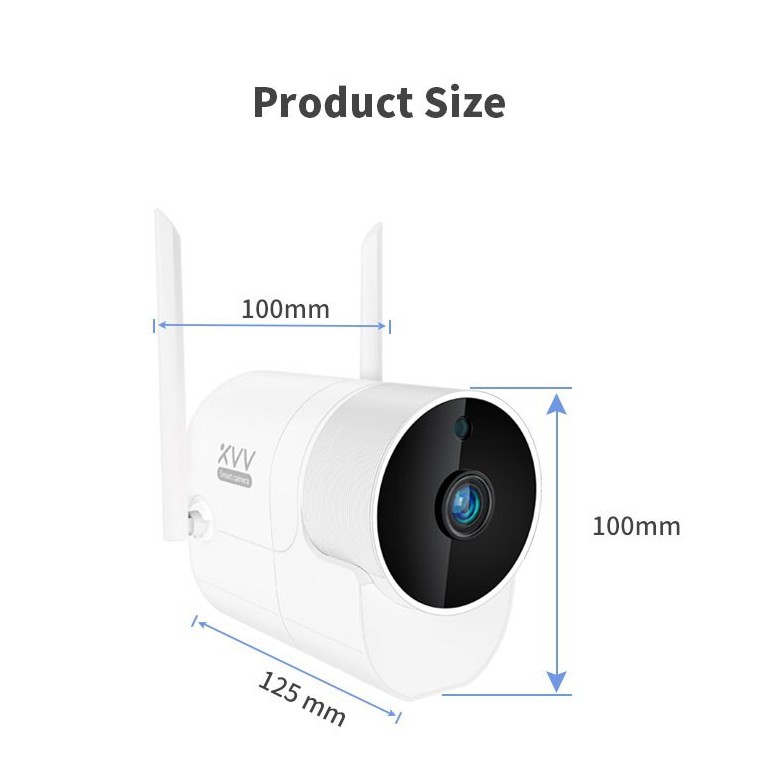 Camera Xiaovv outdor 180° version XVV-1120S-B2 độ phân giải 1080p