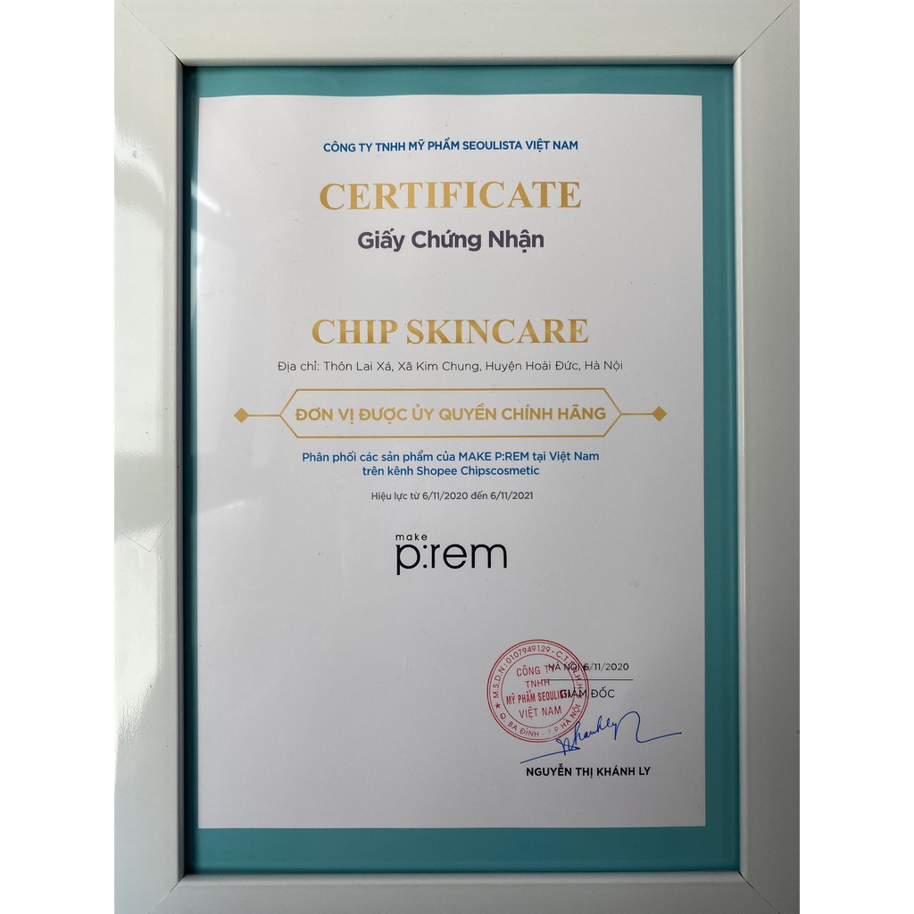 Mẫu Dùng Thử Hãng Make Prem Make P:rem Chính Hãng, HSD Xa