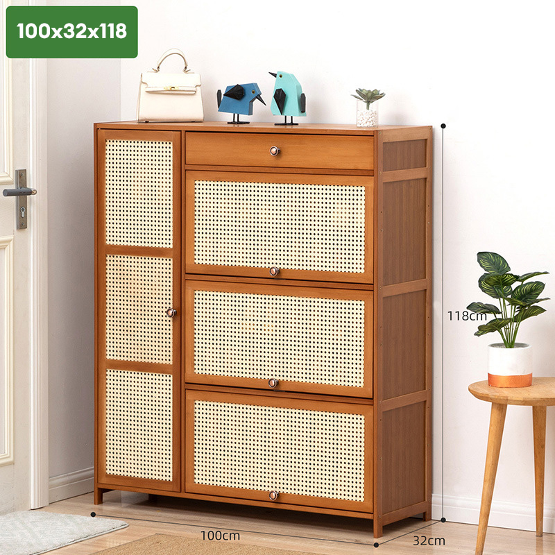 Simple shoe rack assembly, dustproof dormitory household door storage rack, door behind shoe rack, small shoe cabinet, solid wood multi-layered
