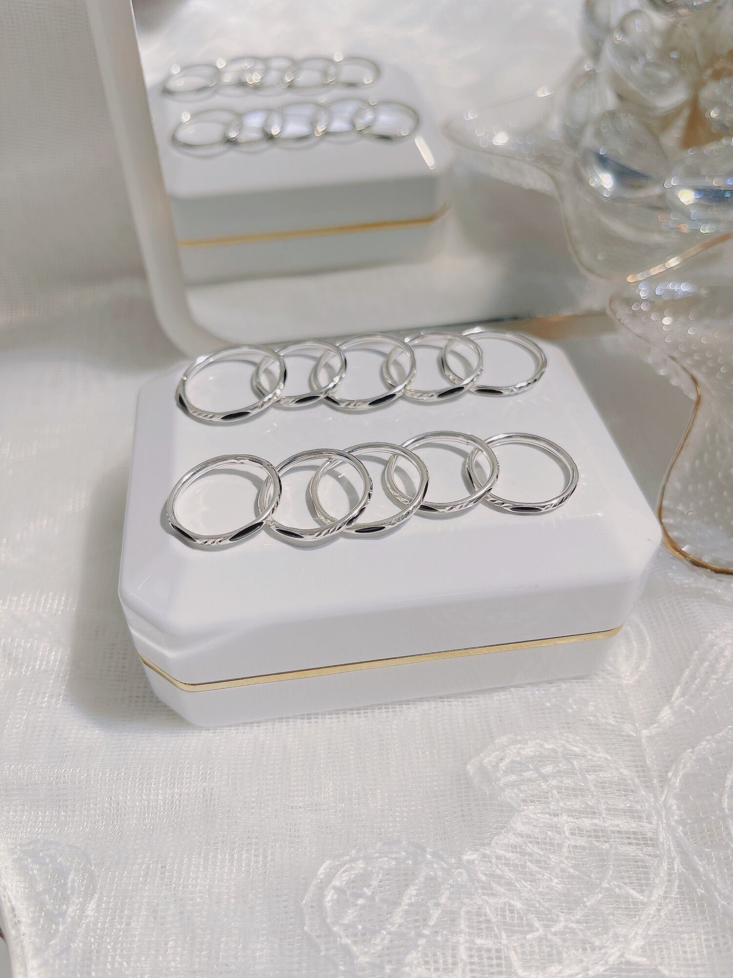 Nhẫn nữ THJ Bạc ta may mắn - THJ SILVER