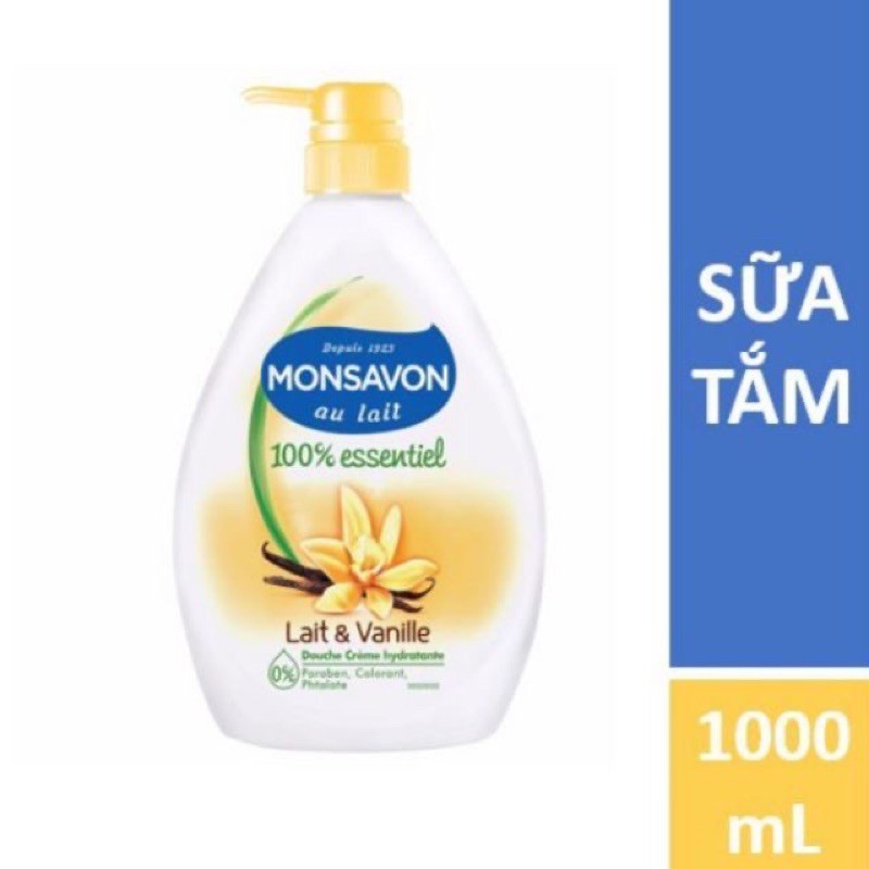 Sữa tắm 1 lít hương vani