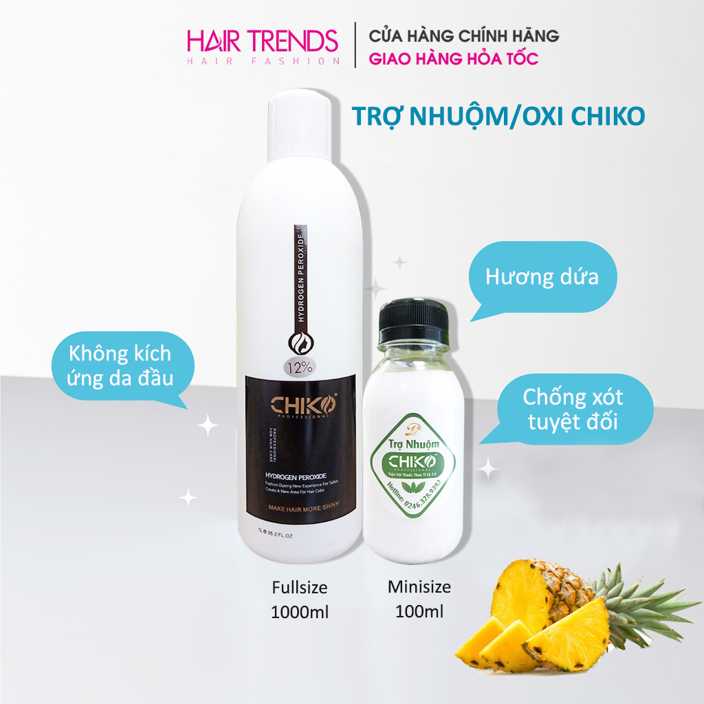 (CHÍNH HÃNG) Oxi nhuộm (trợ nhuộm) CHIKO- hương dứa
