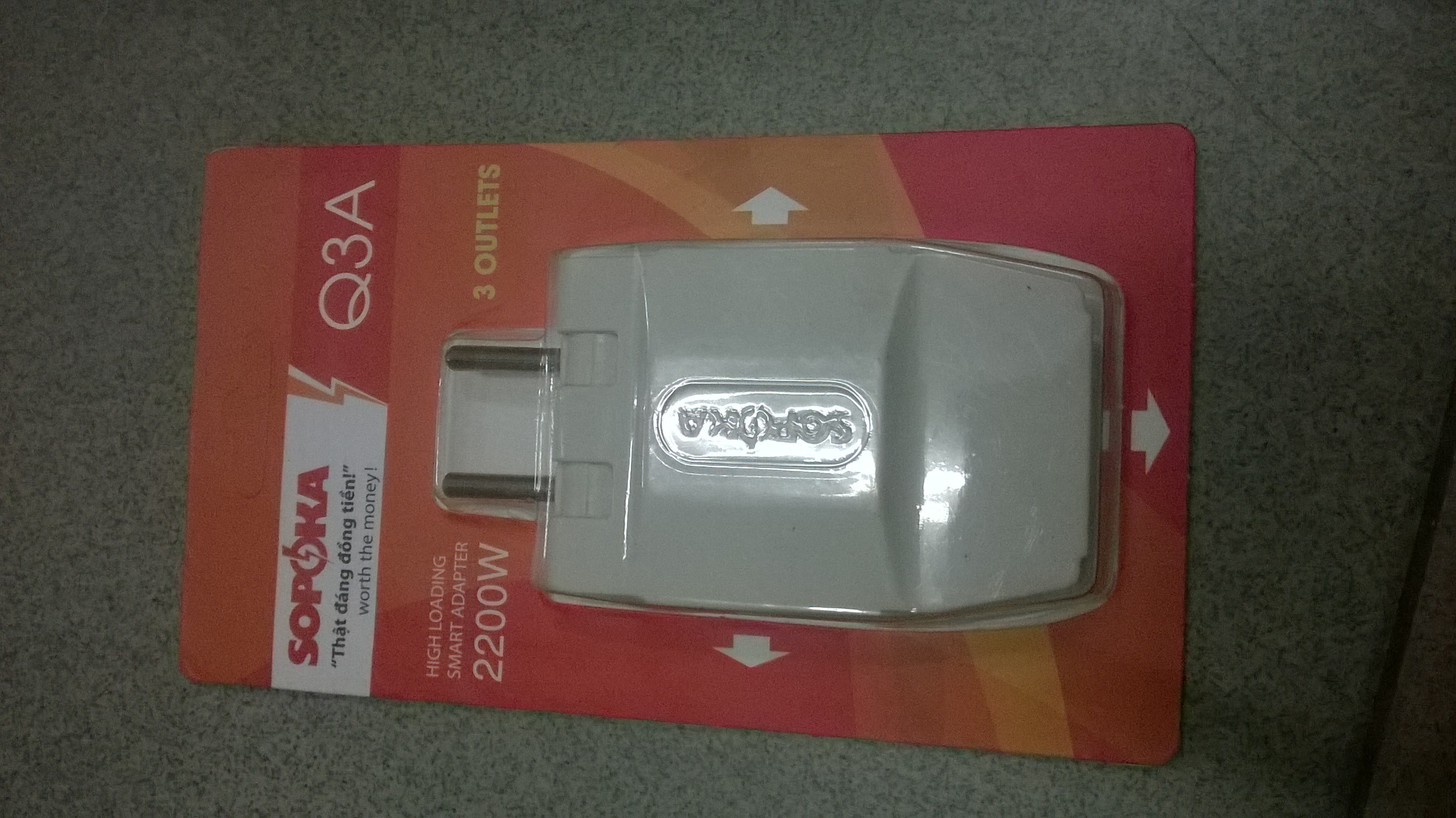 [HCM]Ổ cắm chia 3 thông minh SOPOKA
