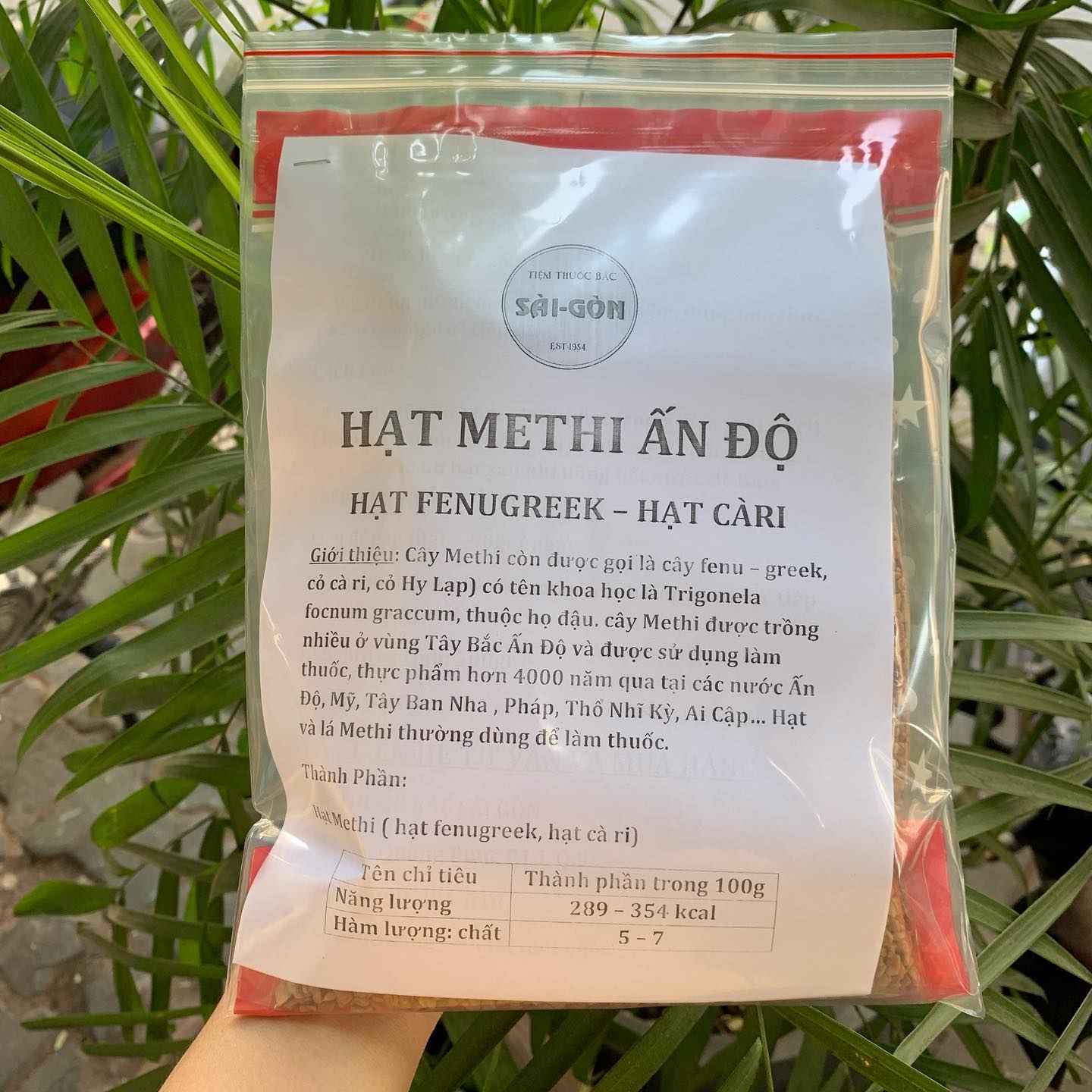 HẠT METHI ẤN ĐỘ 500GRAM