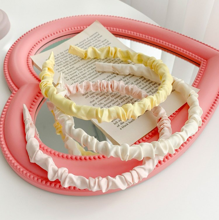 BỜM CÀI TÓC SATIN NHÚN