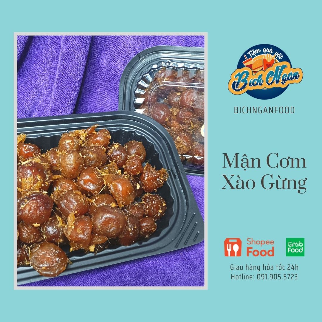 Hộp 500G Ô Mai Mận Cơm Xào Gừng