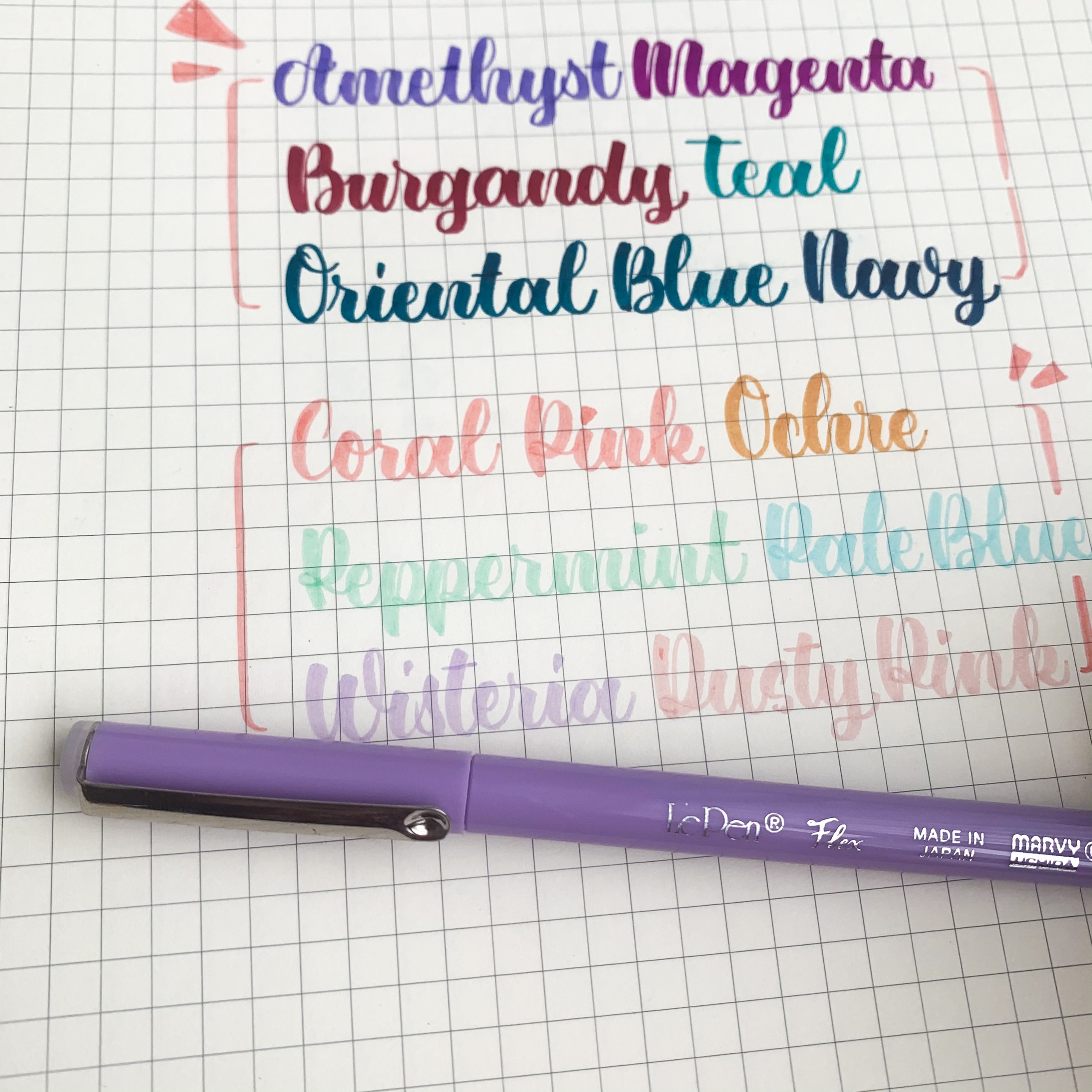 [HCM](Cây Lẻ) Bút Luyện Calligraphy Marvy LePen Flex - Hidari