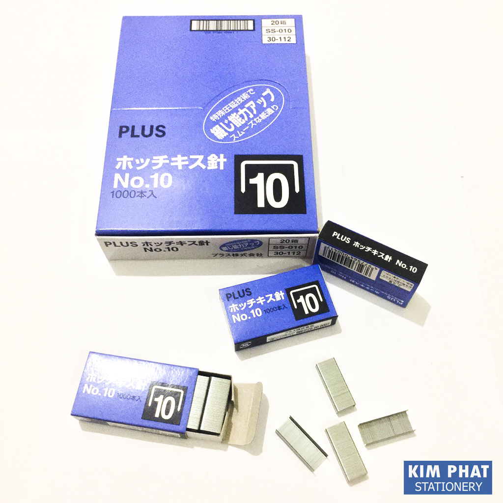 Chân ghim, Kim bấm số 10 Plus (Combo 3 hộp)