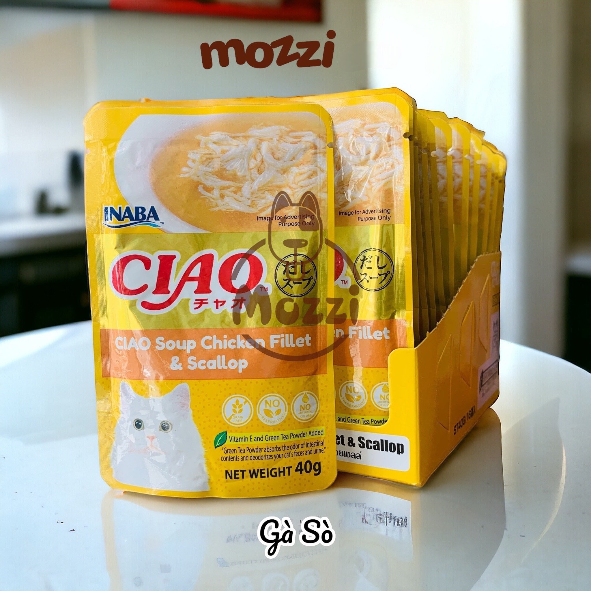 Pate cho mèo Ciao Gói 40gr