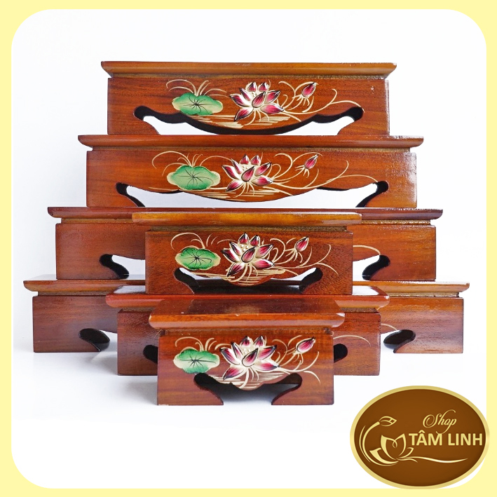 Đôn Gỗ dài đặt tượng thờ cúng bàn thờ nhiều cỡ