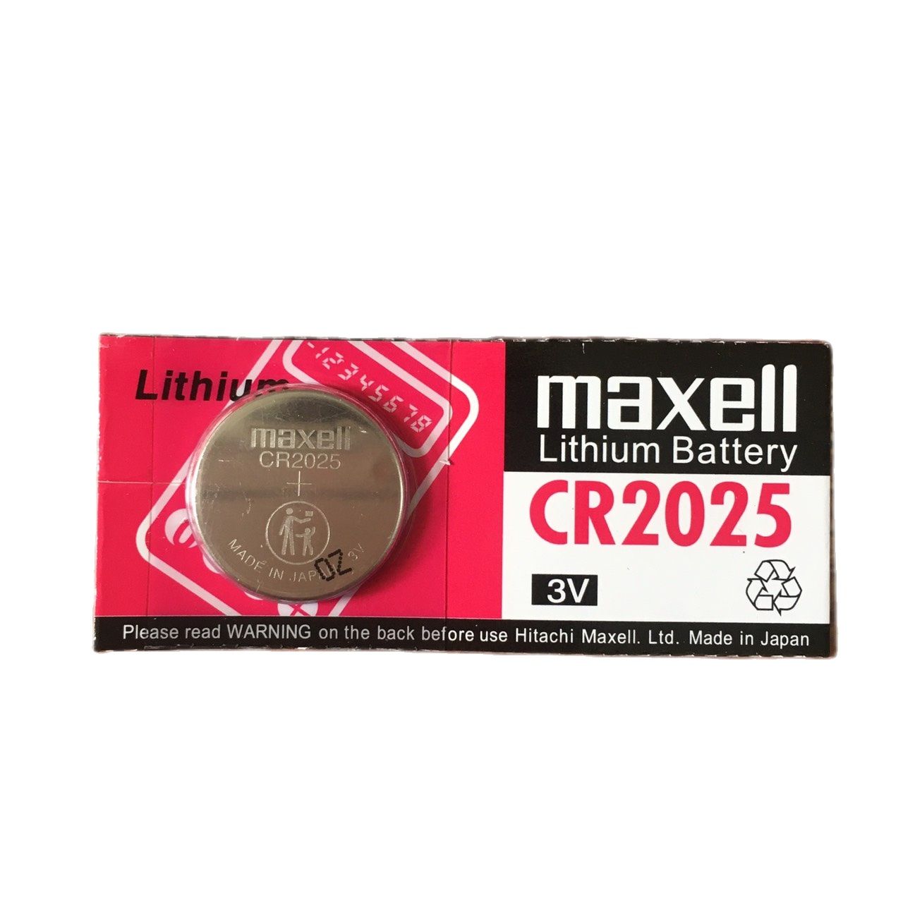 Pin CR2032 / CR2025 / CR2016 Maxell Nhật Bản 1 Viên 3V