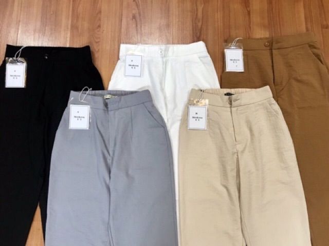 Quần baggy chất đũi cao cấp