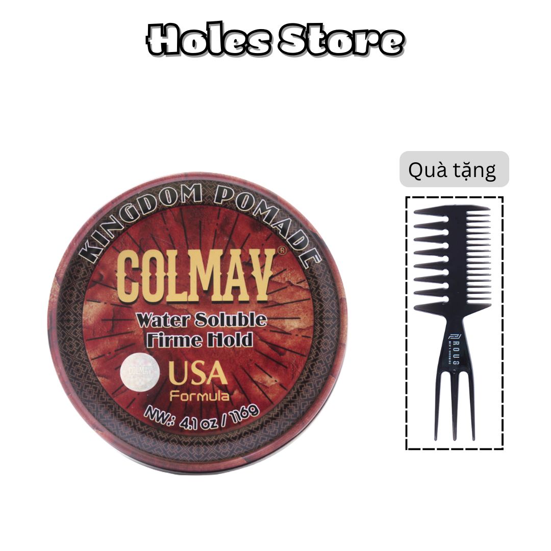 [Chính hãng] Sáp vuốt tóc Colmav Kingdom Pomade - 56gr