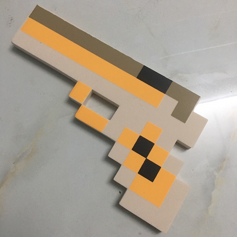 Đồ chơi minecraft Sung lục xám