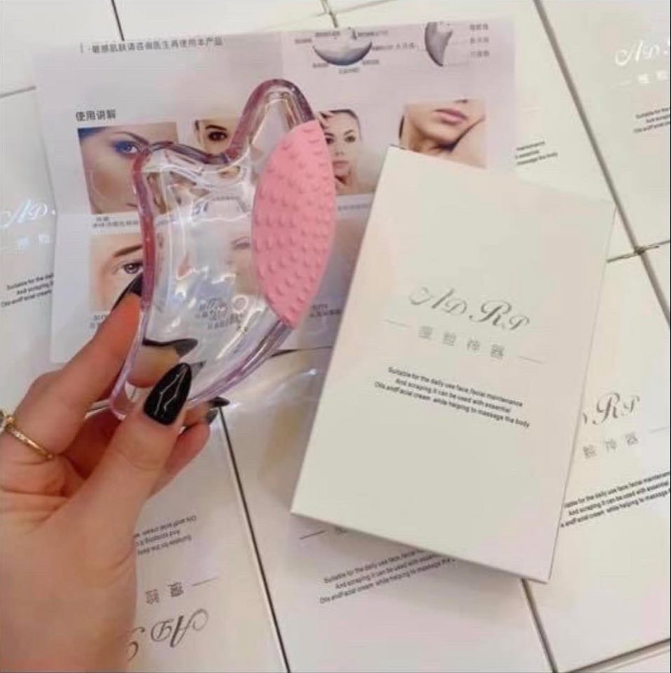 THANH LĂN ĐÁ MASSAGE, Lăn Mặt Tạo Vline, Thẩm Thấu Dương Chất Khi Đắp Mặt Nạ 3in1(giao màu ngẫu nhiên)