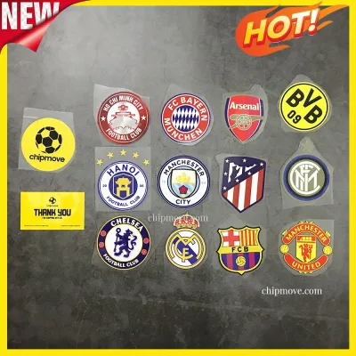 Logo các CLB bóng đá cao cấp - Sticker Patch Logo