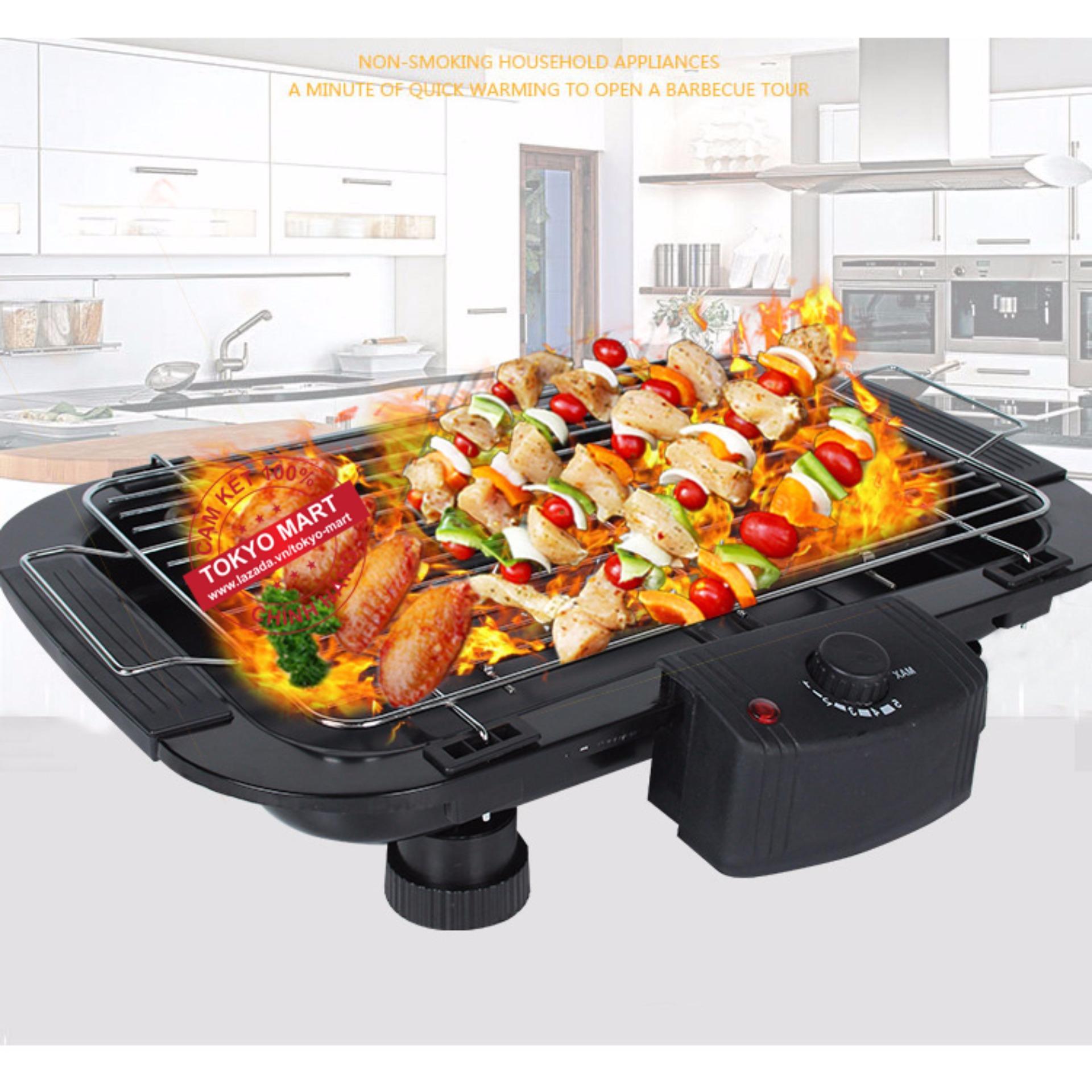 [HCM]BẾP NƯỚNG ĐIỆN CAO CẤP KHÔNG KHÓI - BÊP NƯỚNG ĐIỆN ELECTRIC  CÔNG SUẤT 2000W CHỐNG GIẬT - AN TOÀN KHI SỬ DỤNG
