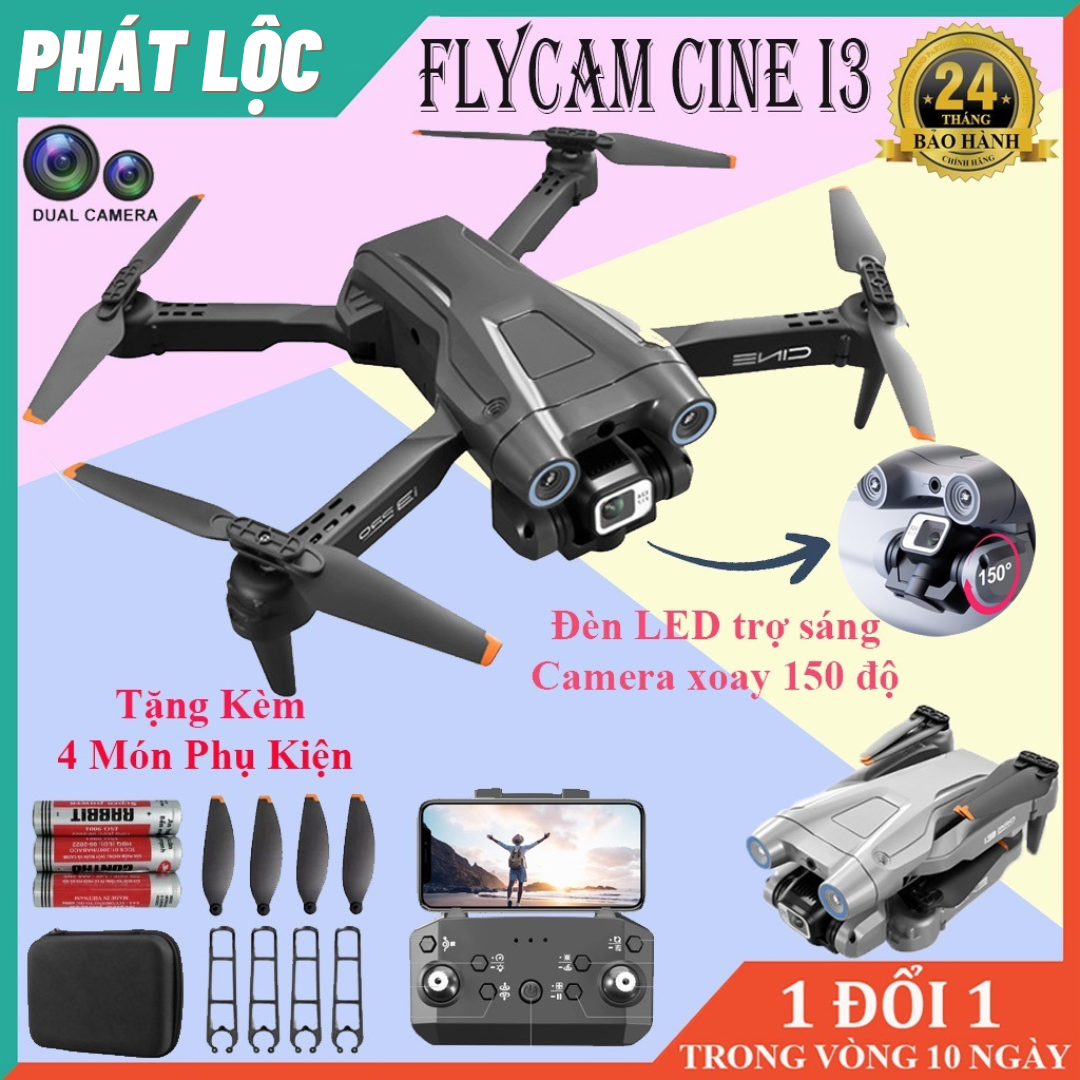 Flycam Mvic Mini I3 Pro - Máy Bay Điều Khiển Từ Xa 4 Cánh - Fly cam giá rẻ