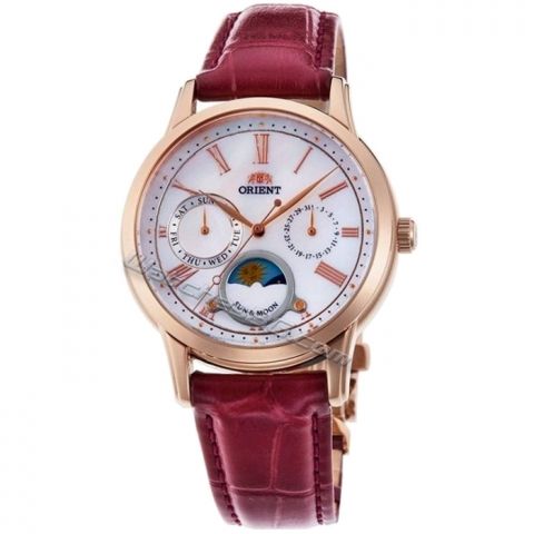 Đồng hồ Orient nữ pin Sun moon RA-KA0001A00B