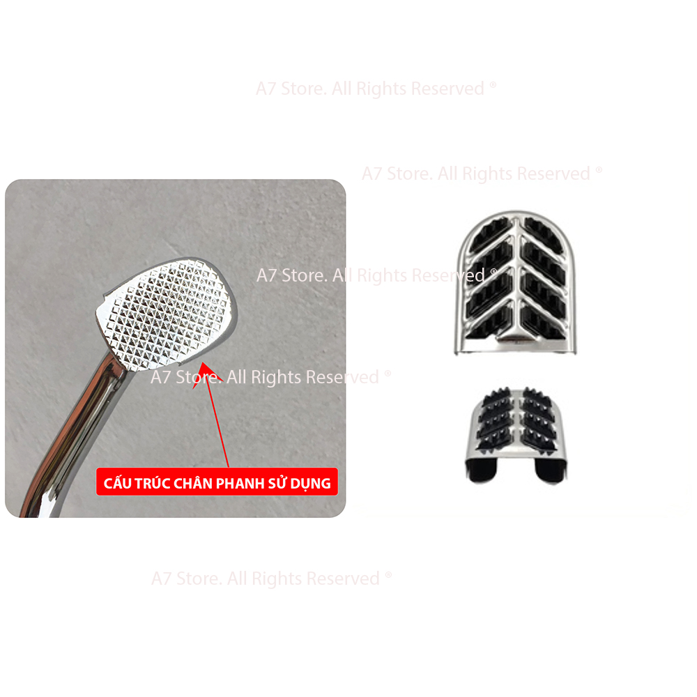 Bọc Chân Phanh Xe Số, Xe Côn Inox VT10